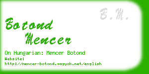 botond mencer business card